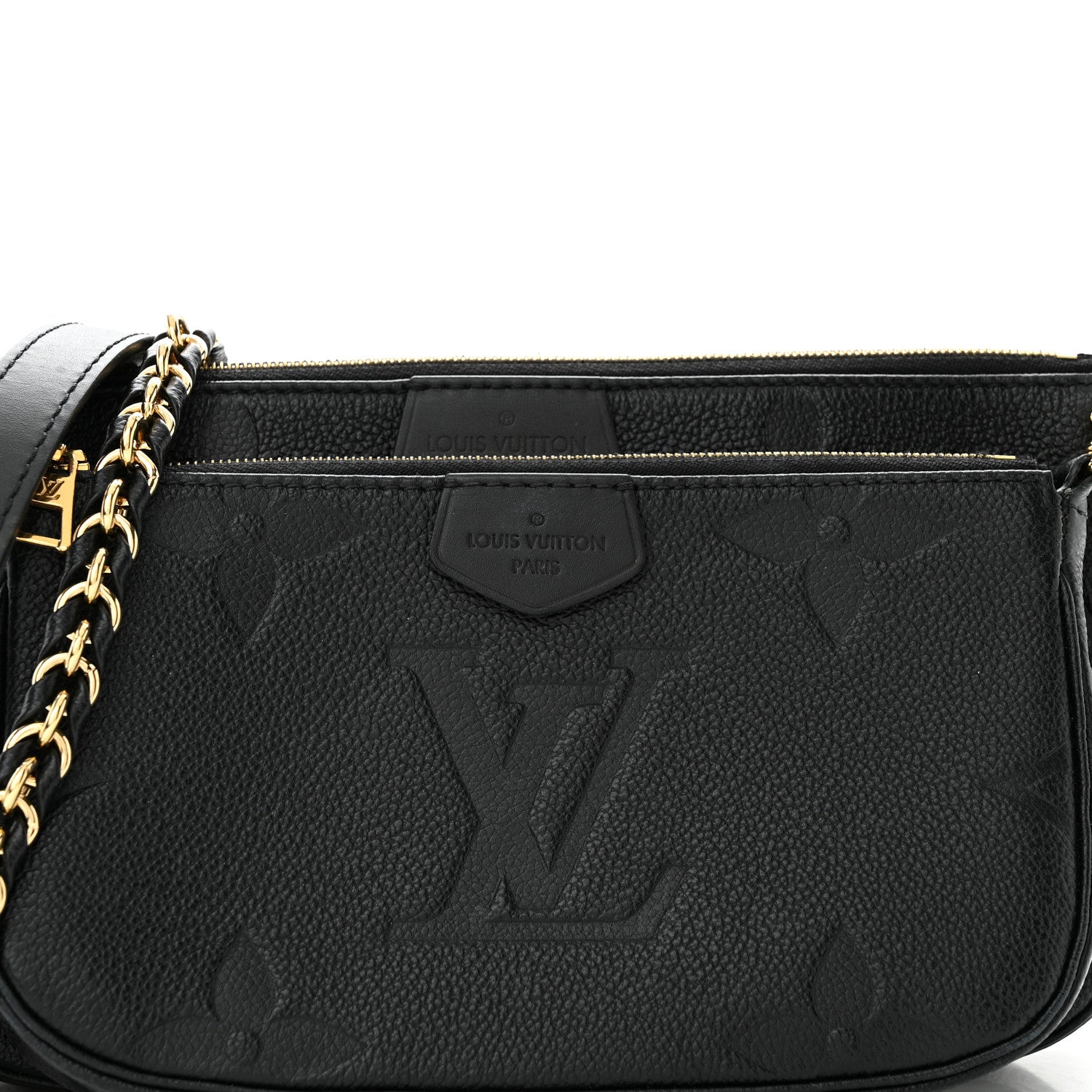 Louis Vuitton Empreinte Monogram Giant Multi Pochette Accessories Black 8 of 14