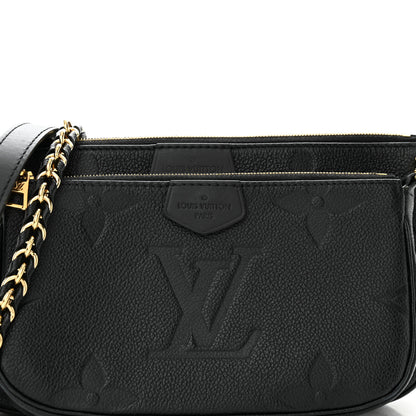 Louis Vuitton Empreinte Monogram Giant Multi Pochette Accessories Black 8 of 14