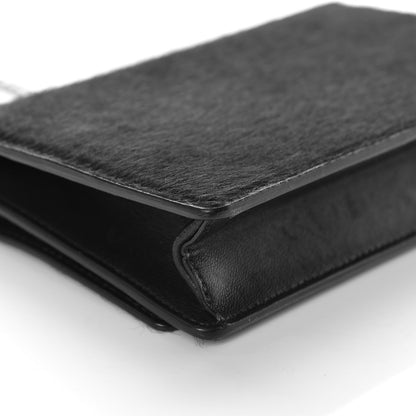 Givenchy Calf Hair Calfskin Pandora Chain Wallet Black 12 of 12