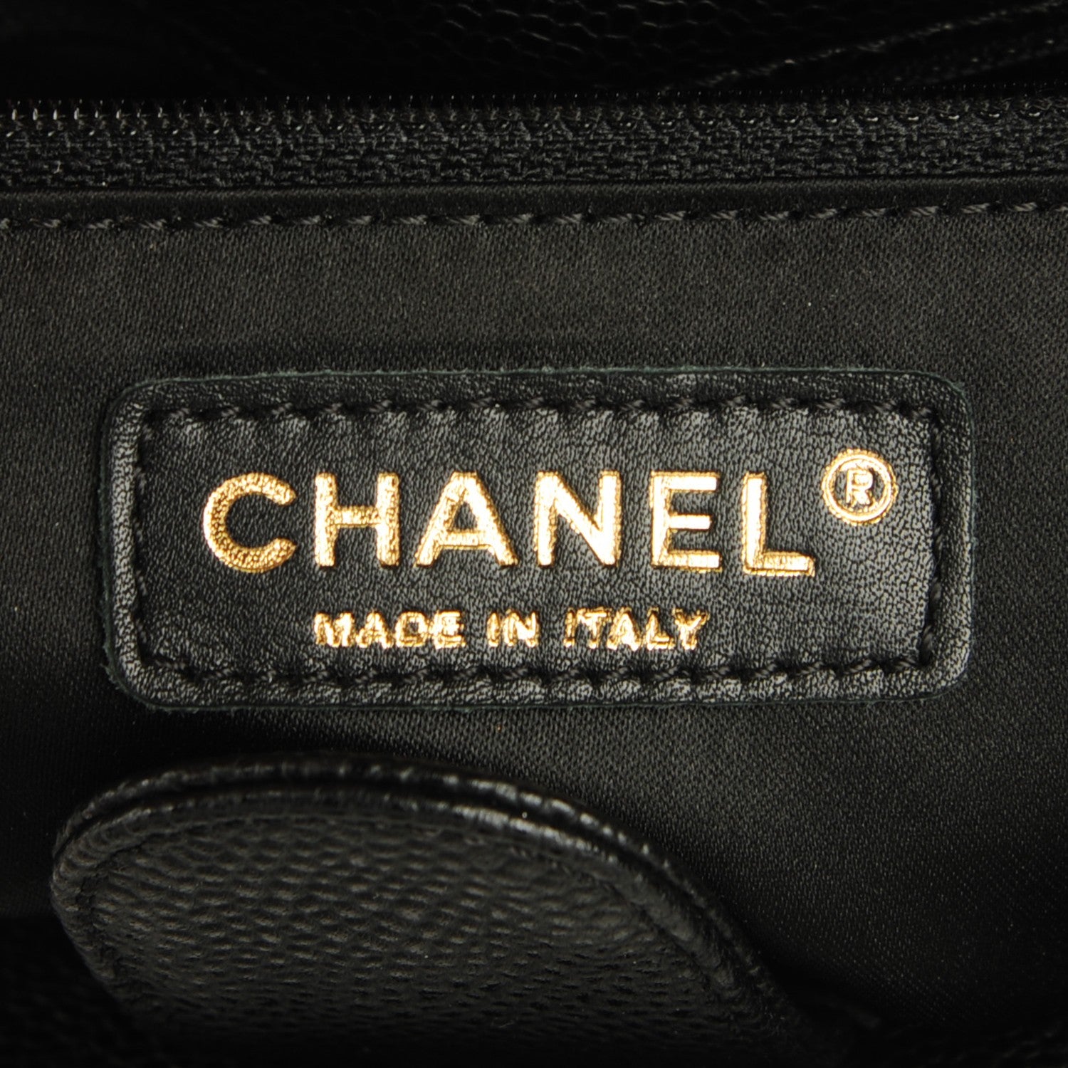 Chanel Caviar Quilted Petit Shopping Tote PST Black 6 of 7