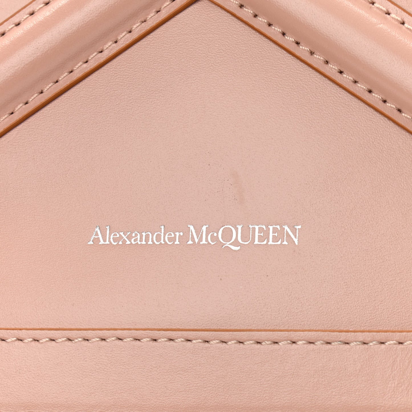 Calfskin The Curve Micro Crossbody Pouch Bag Pink