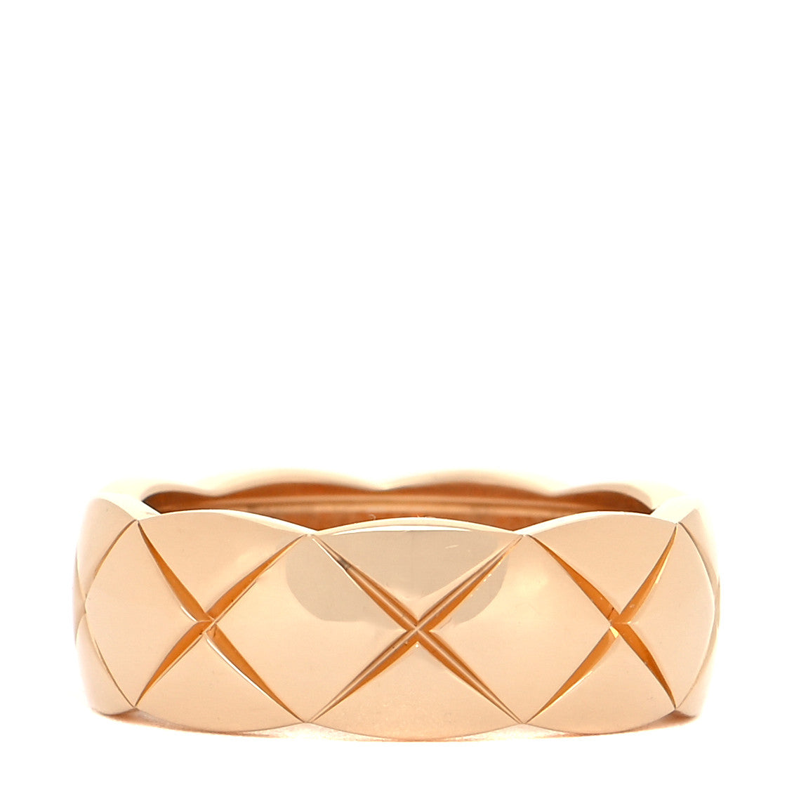 Chanel 18K Yellow Gold Small Coco Crush Ring 50 5.5 3 of 5