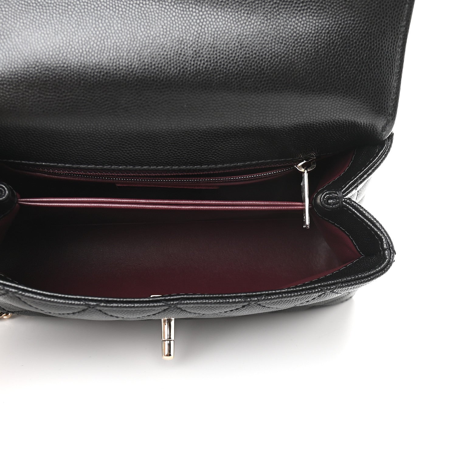 Chanel Caviar Quilted Mini Coco Handle Flap Black 5 of 9