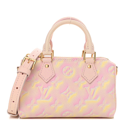 Louis Vuitton Empreinte Monogram Summer Stardust Nano Speedy Pink 1 of 9
