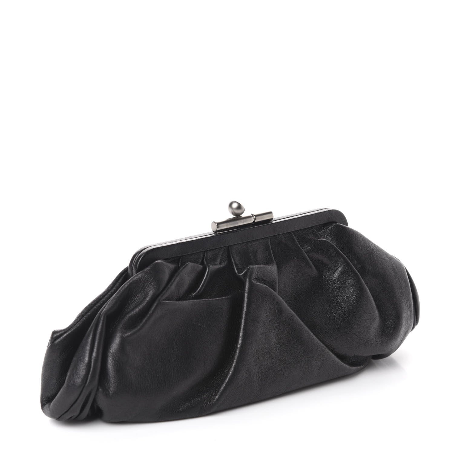 Chanel Lambskin Monte Carlo Clutch Black 3 of 11