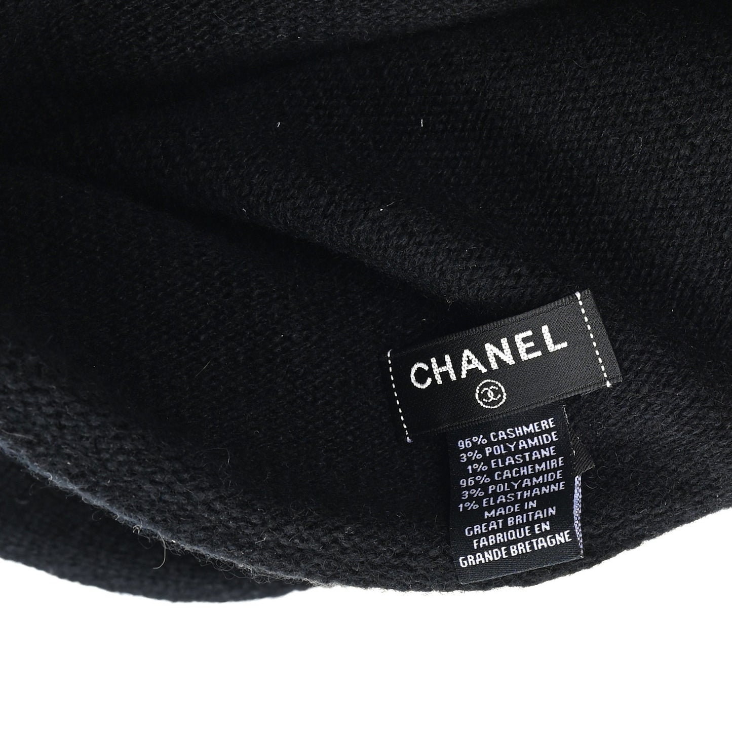 Cashmere CC Beanie Hat Black