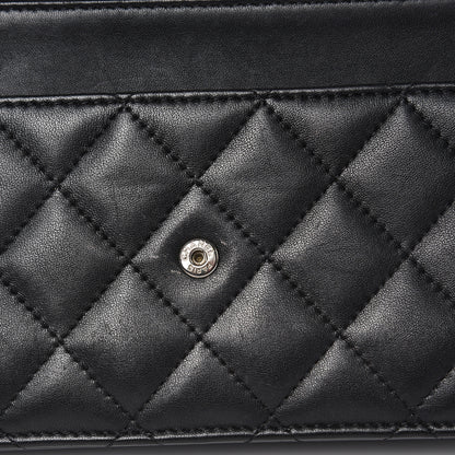 Chanel Lambskin Quilted Wallet On Chain WOC Black 19 of 19