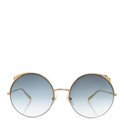 Cartier Panthere De Cartier Round Sunglasses CT0149S Gold 2 of 8