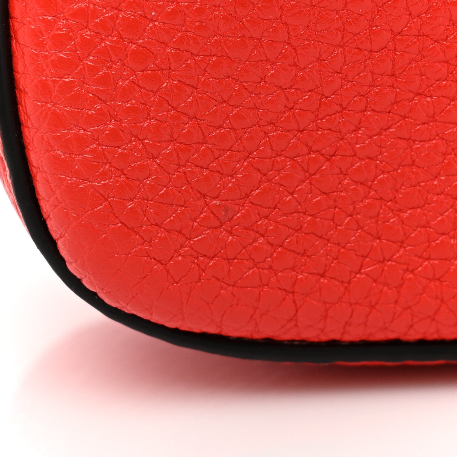 Fendi Cuoio Romano Mini Baguette Papavero 9 of 10