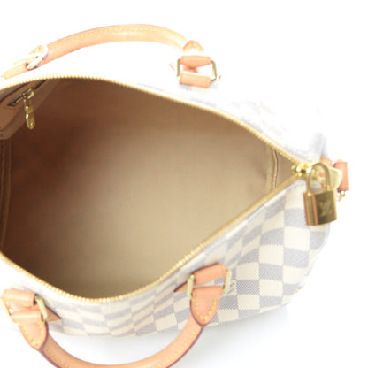 Louis Vuitton Damier Azur Speedy Bandouliere 30 5 of 16