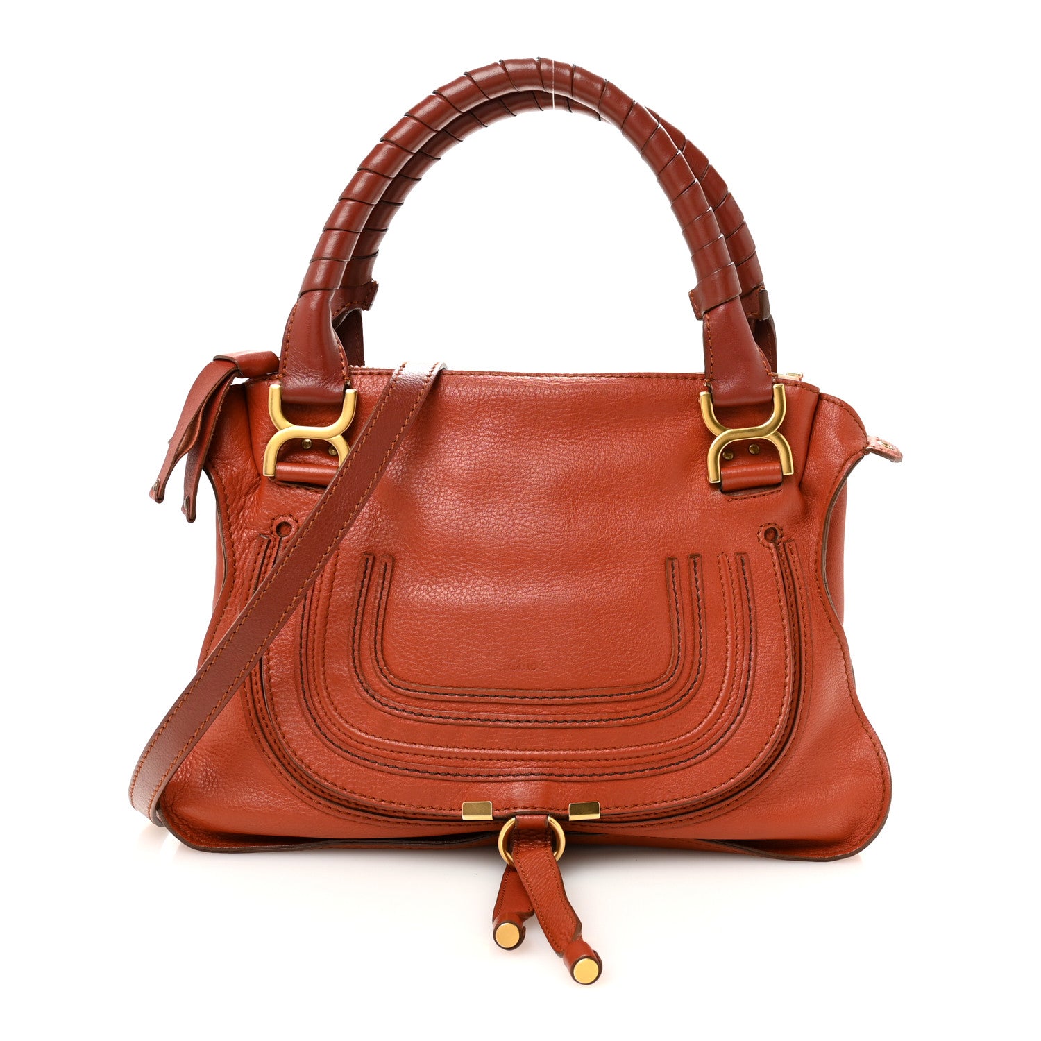 Chloe Calfskin Medium Marcie Satchel Maple Leaf 1 of 9