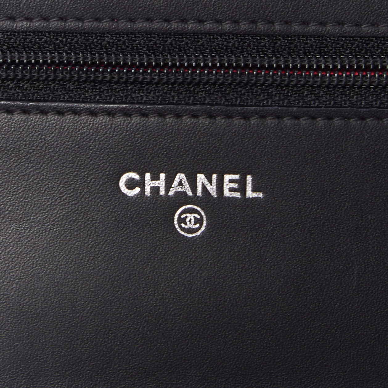 Chanel Calfskin Quilted Cambon Wallet On Chain WOC Black 10 of 12