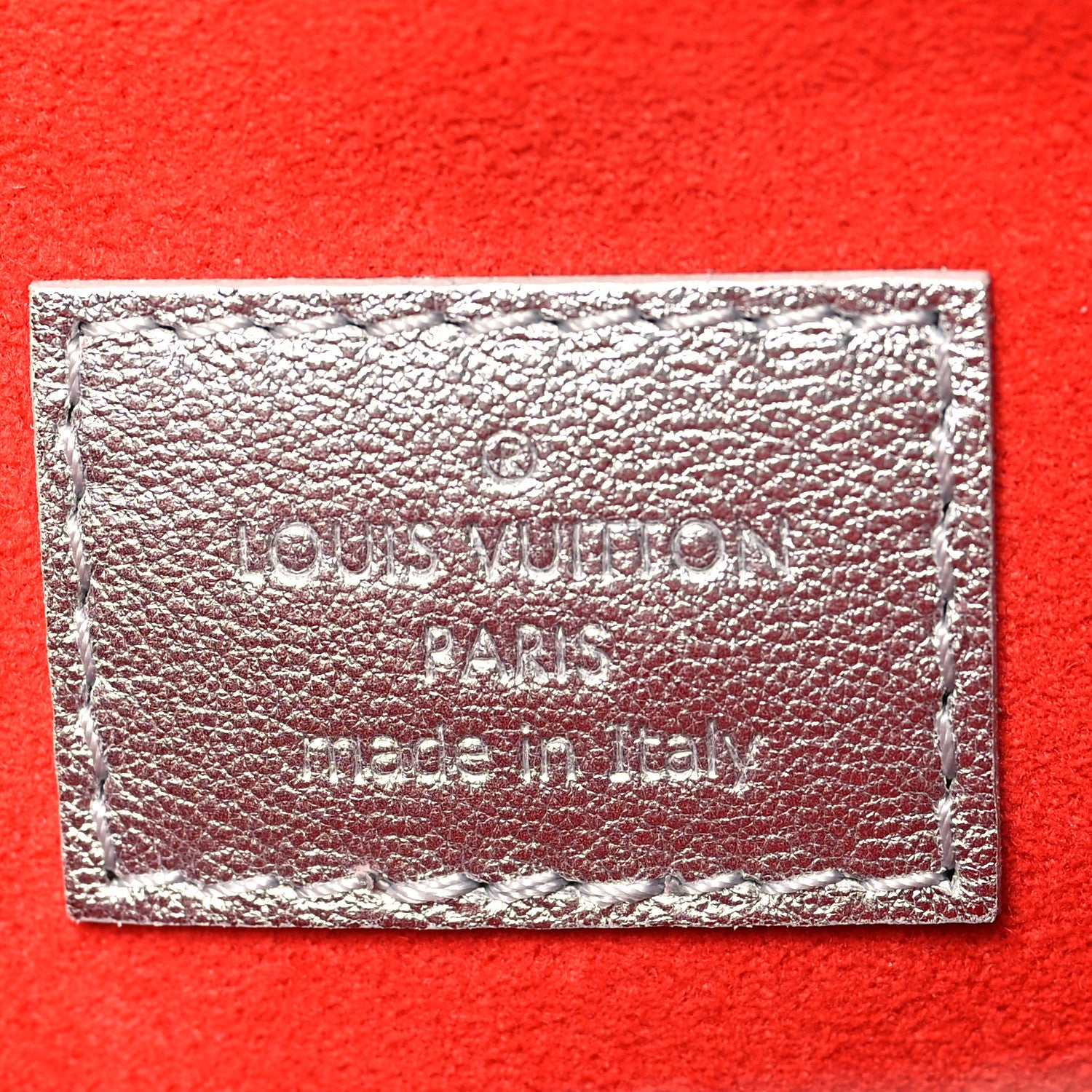 Louis Vuitton Metallic Lambskin Embossed Monogram Coussin PM Silver 8 of 11