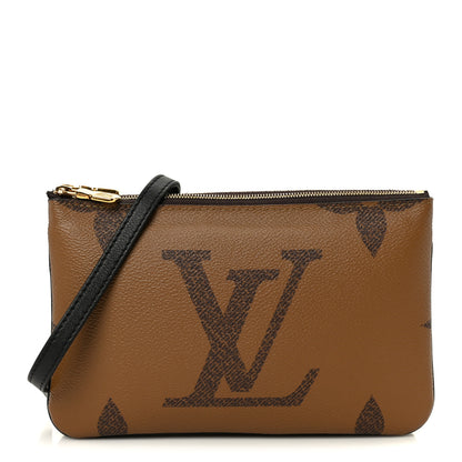 Louis Vuitton Reverse Monogram Giant Double Zip Pochette 1 of 11