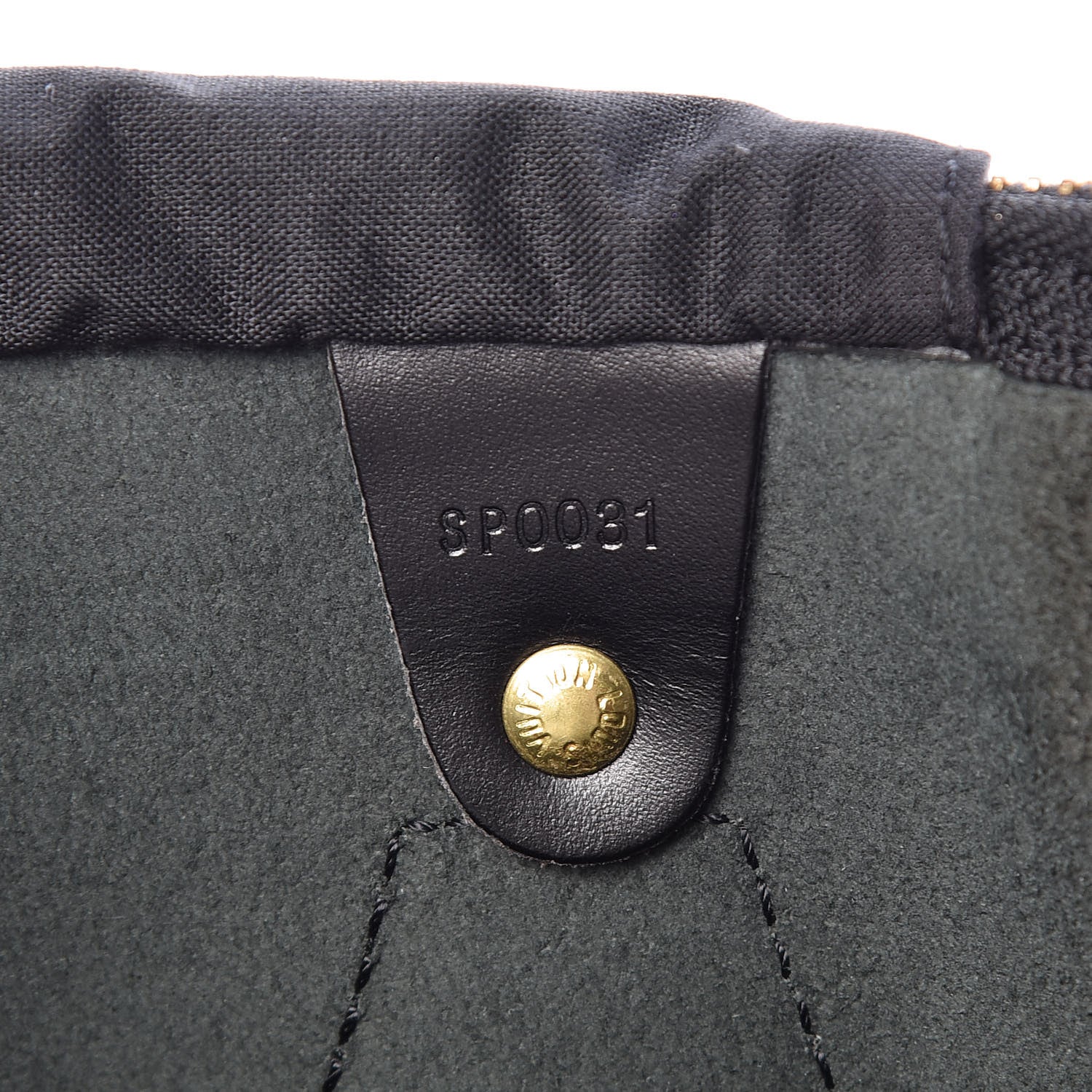 Louis Vuitton Epi Speedy 35 Black 7 of 9