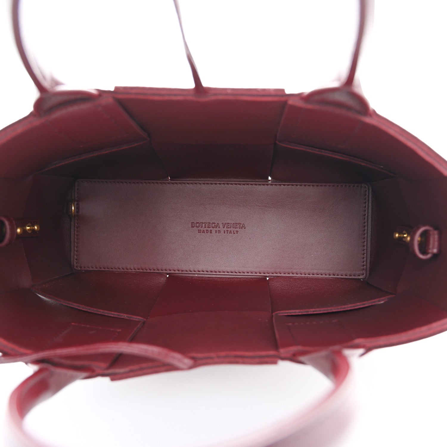 Bottega Veneta Nappa Maxi Intreccio Mini Arco Tote Barolo 6 of 11