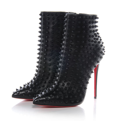 Christian Louboutin Kid Snakilta 120 Booties 38.5 Black 3 of 6