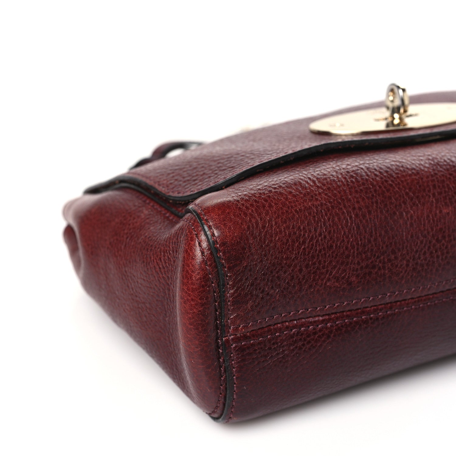 Mulberry Small Classic Grain Calfskin Small Lily Flap Oxblood 8 of 13