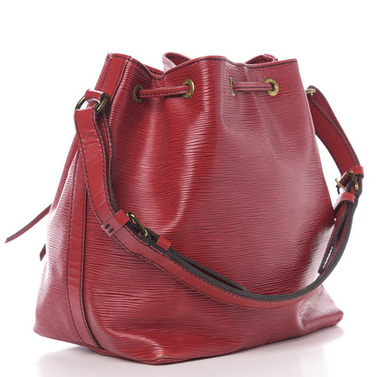 Louis Vuitton Epi Petit Noe Castillan Red 2 of 10