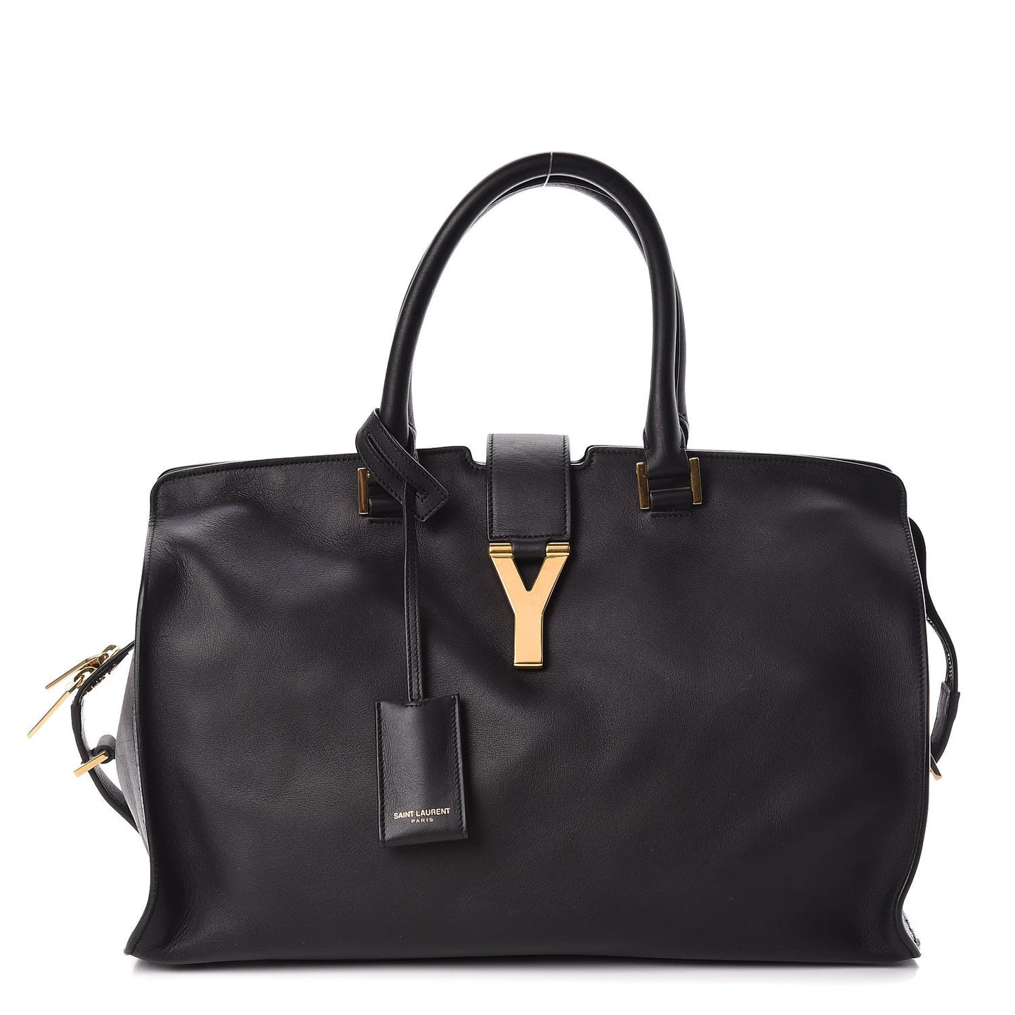Calfskin Medium Classic Y Cabas Black