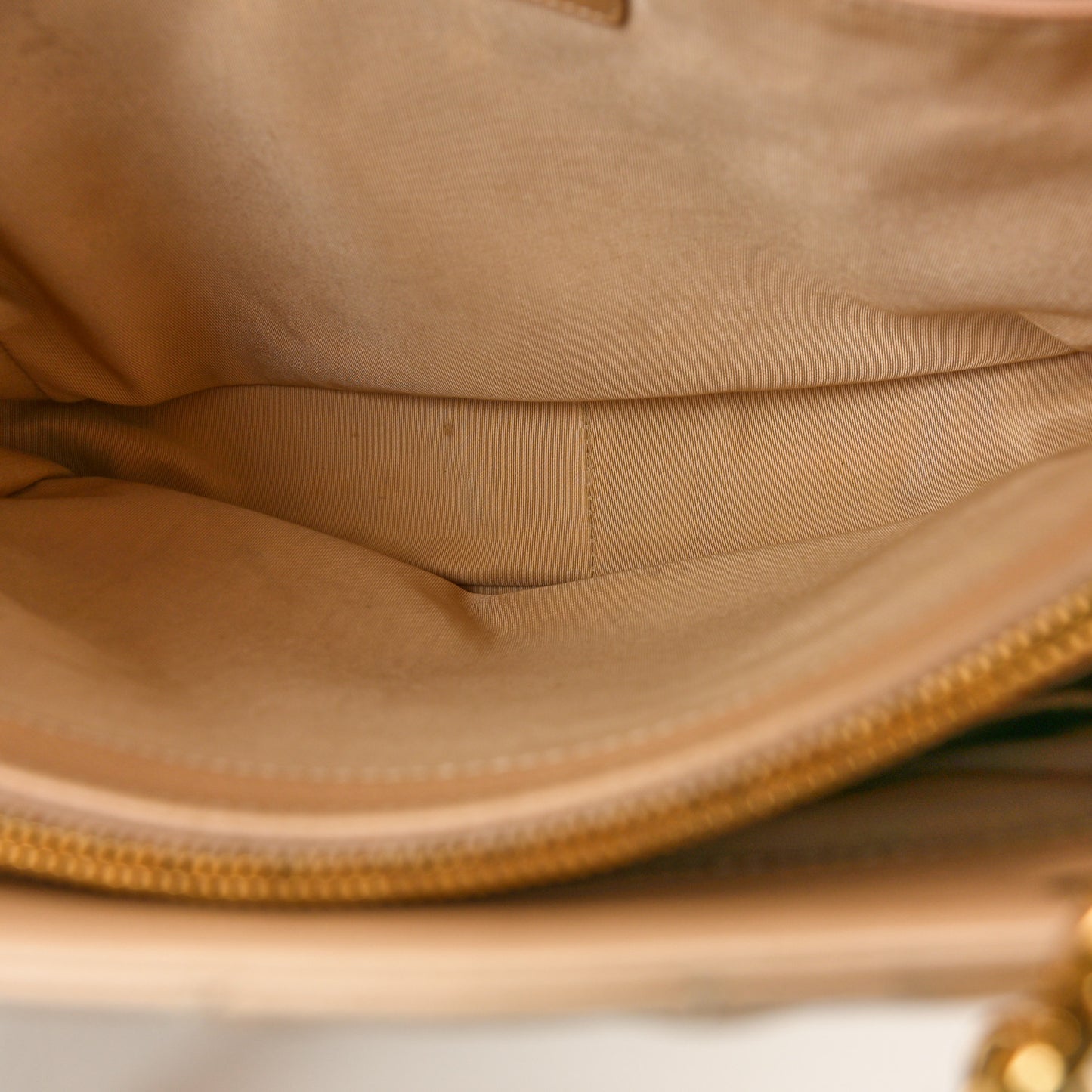 Caviar Quilted Grand Shopping Tote GST Beige