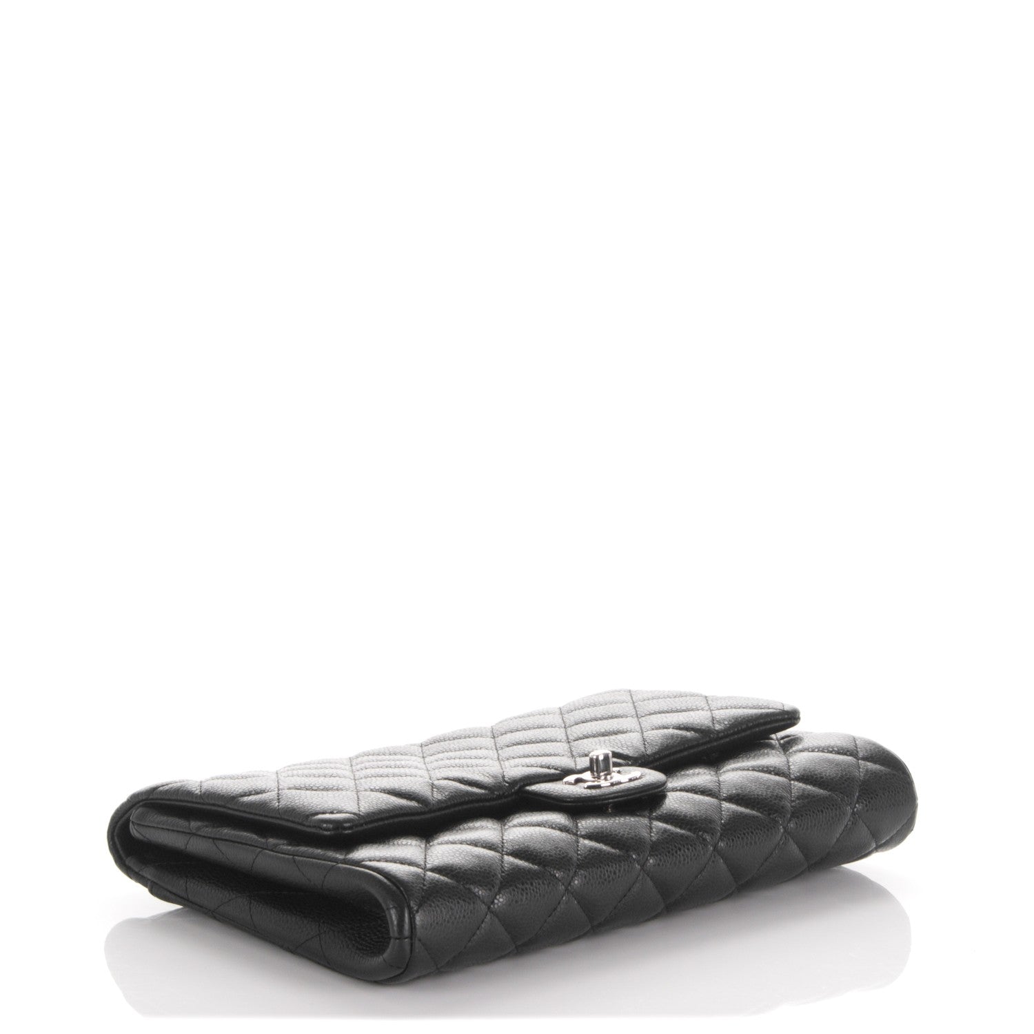 Chanel Caviar Quilted Clutch With Chain Flap Black 4 of 7