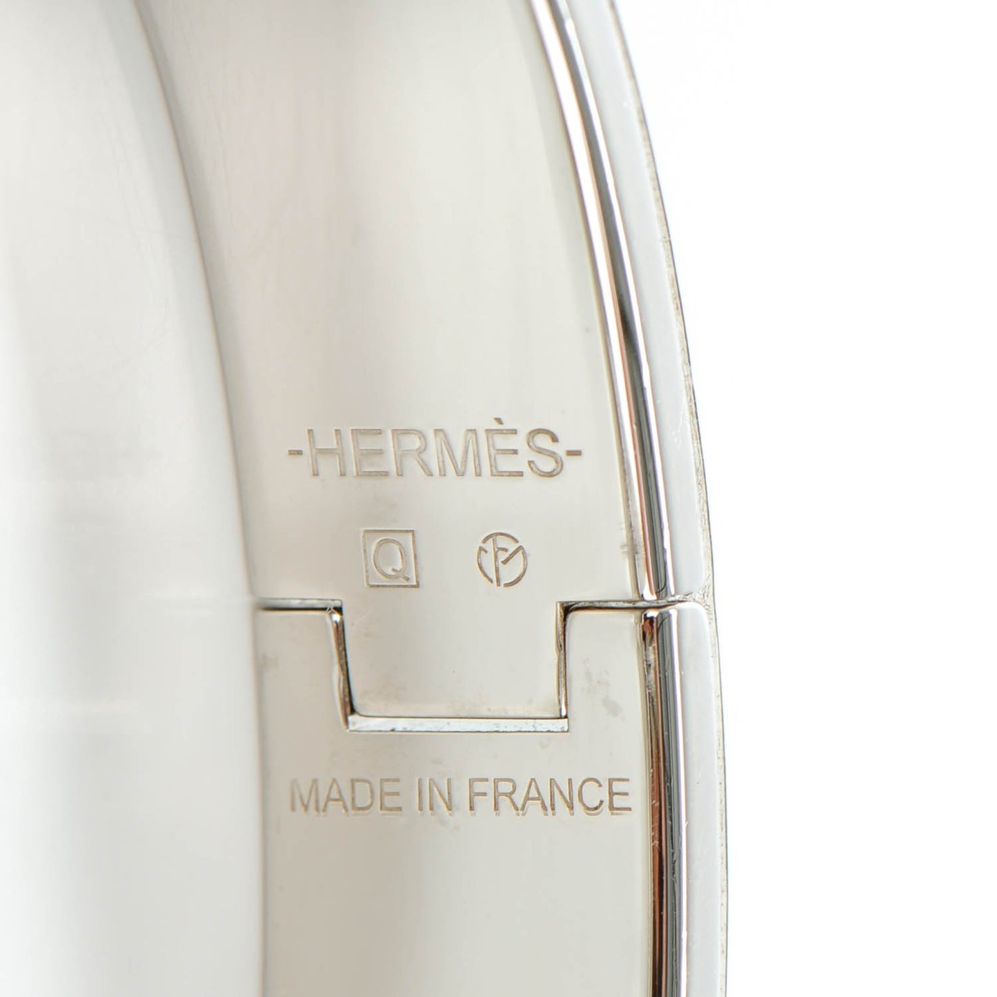 Enamel Narrow Clic Clac H Bracelet PM Emeraude