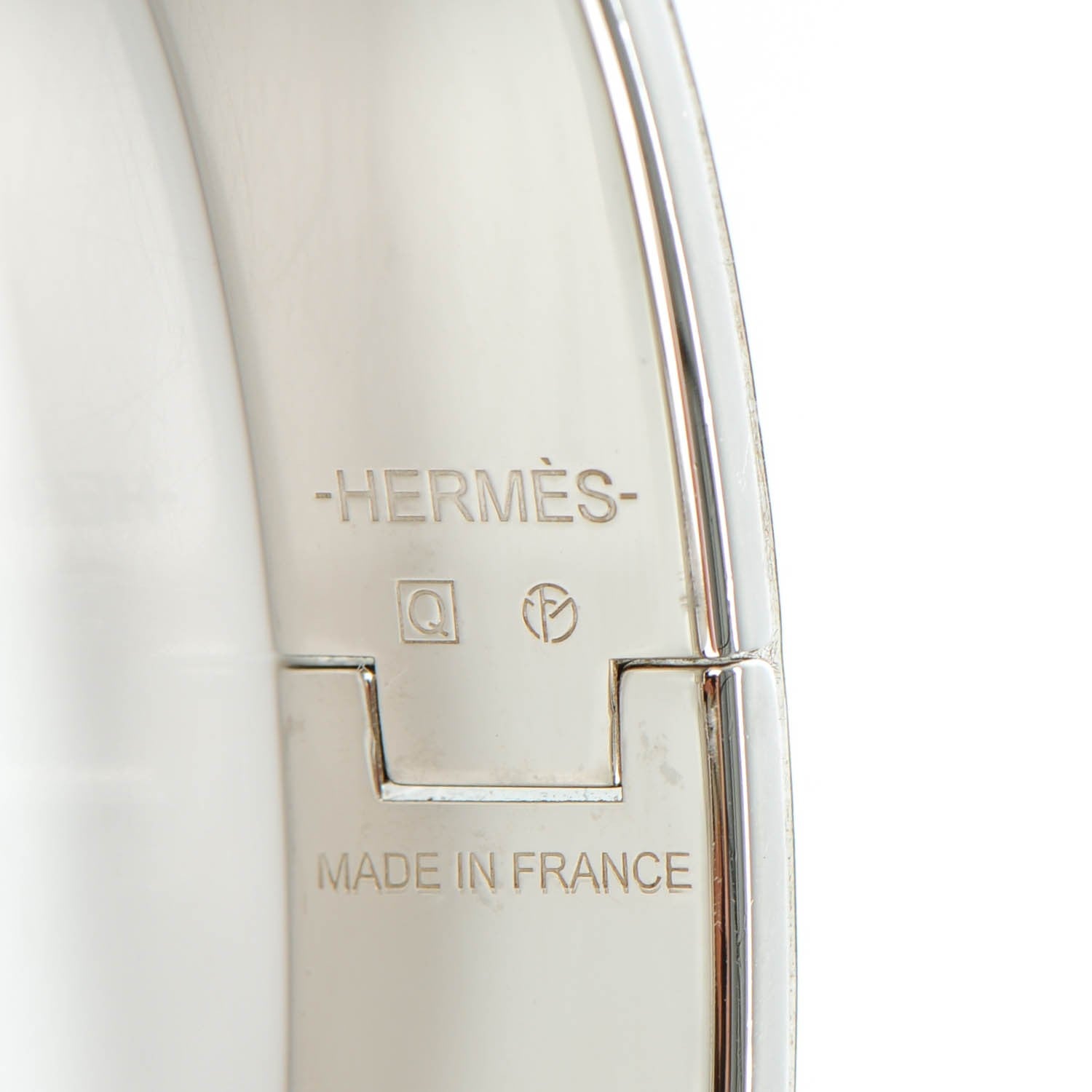 Hermes Enamel Narrow Clic Clac H Bracelet PM Emeraude 3 of 5