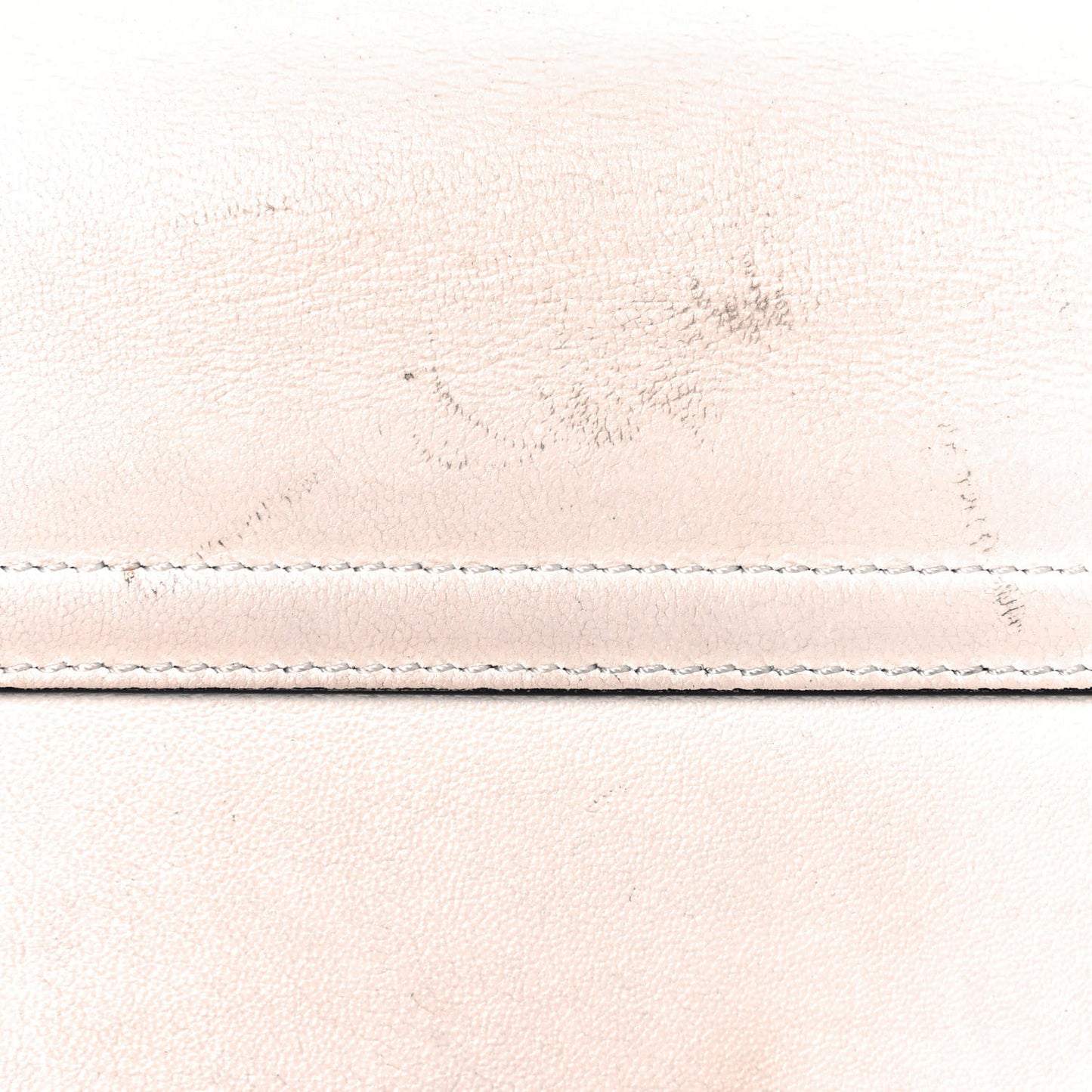 Lambskin Perforated Small GV3 Shoulder Bag White