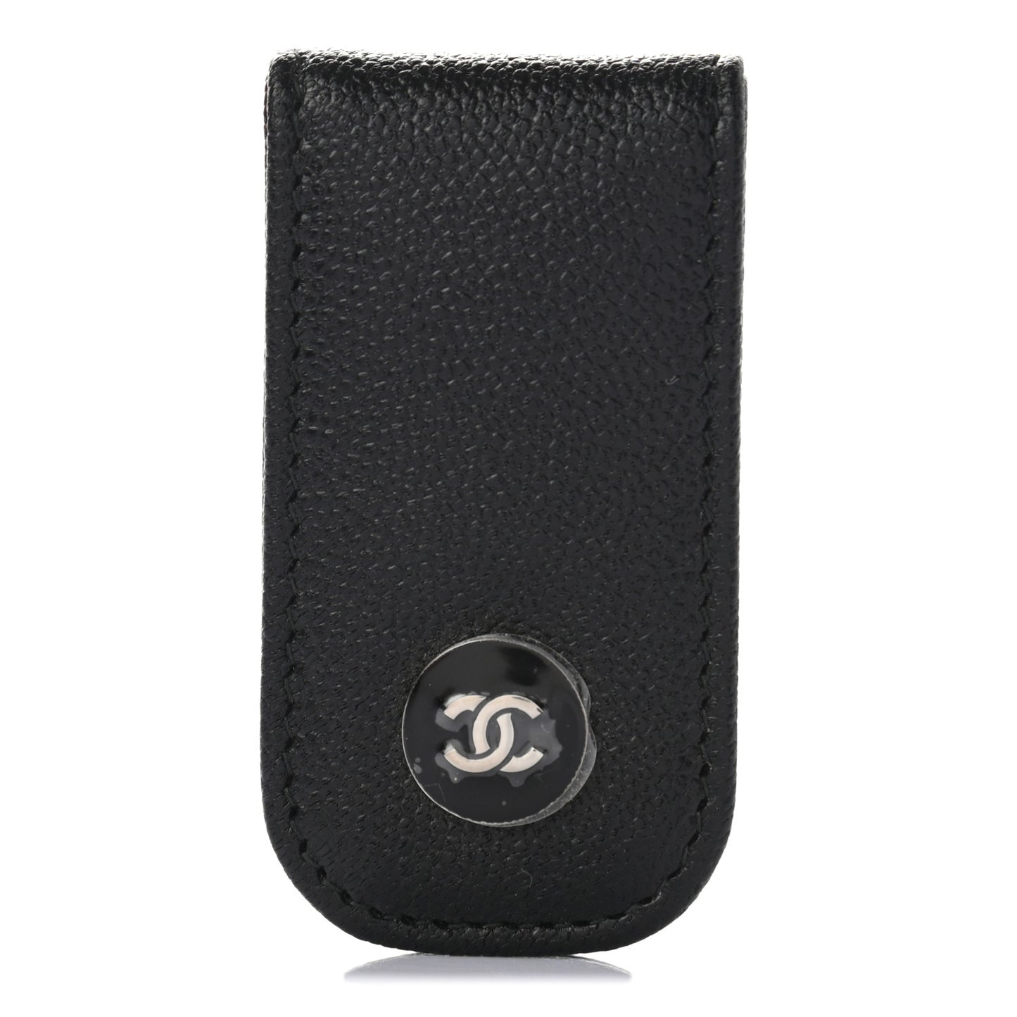 Caviar CC Button Money Clip Black