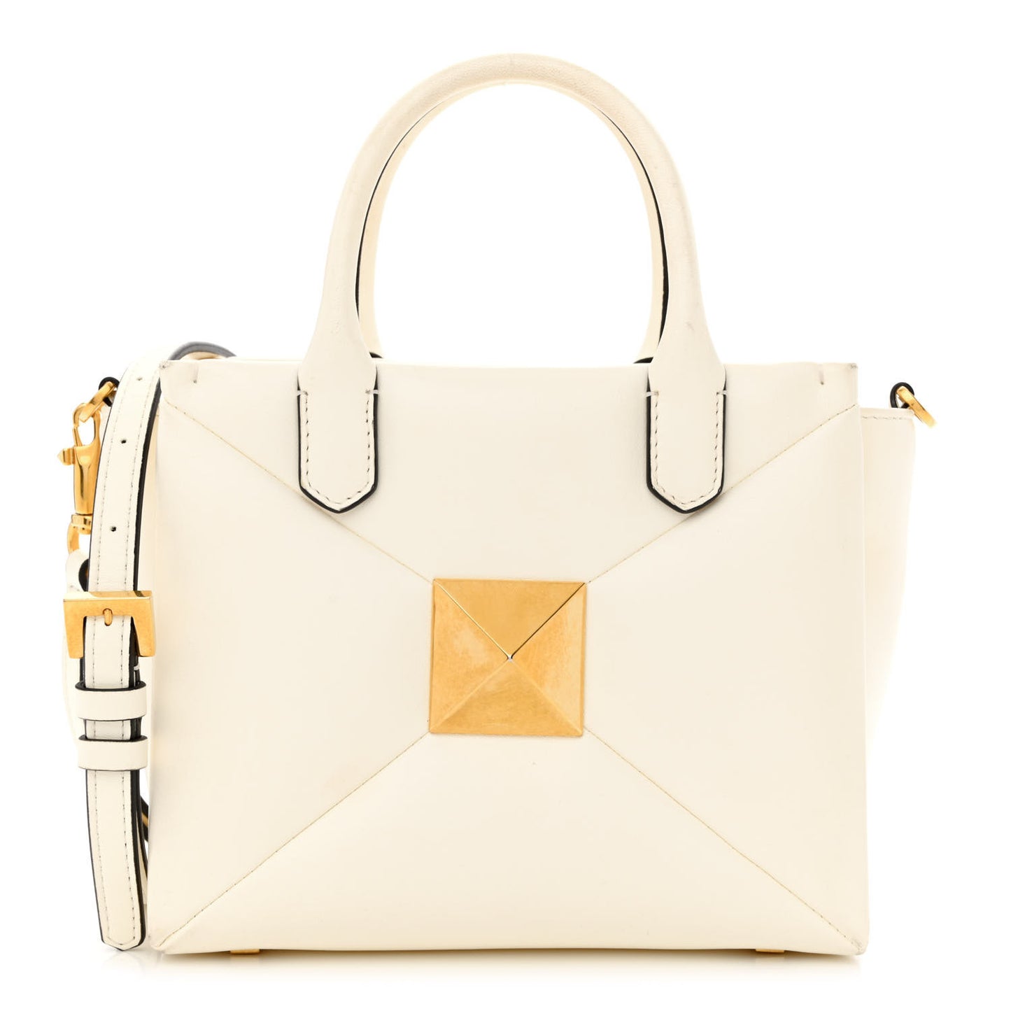 Nappa Small One Stud Handbag Ivory