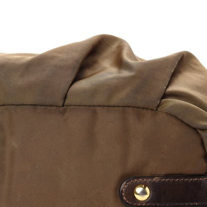 Prada Tessuto Nylon Jacquard Logo Tote Brown 9 of 18