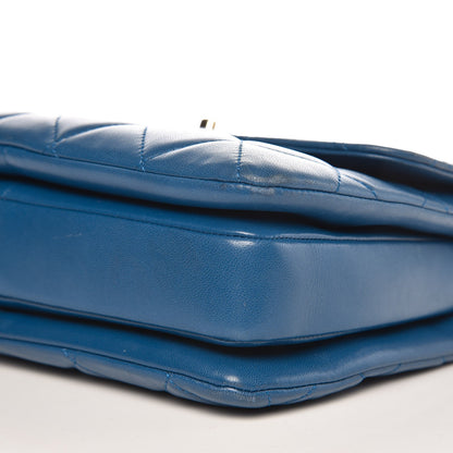 Chanel Lambskin Quilted Small Trendy CC Flap Dual Handle Bag Blue 11 of 14