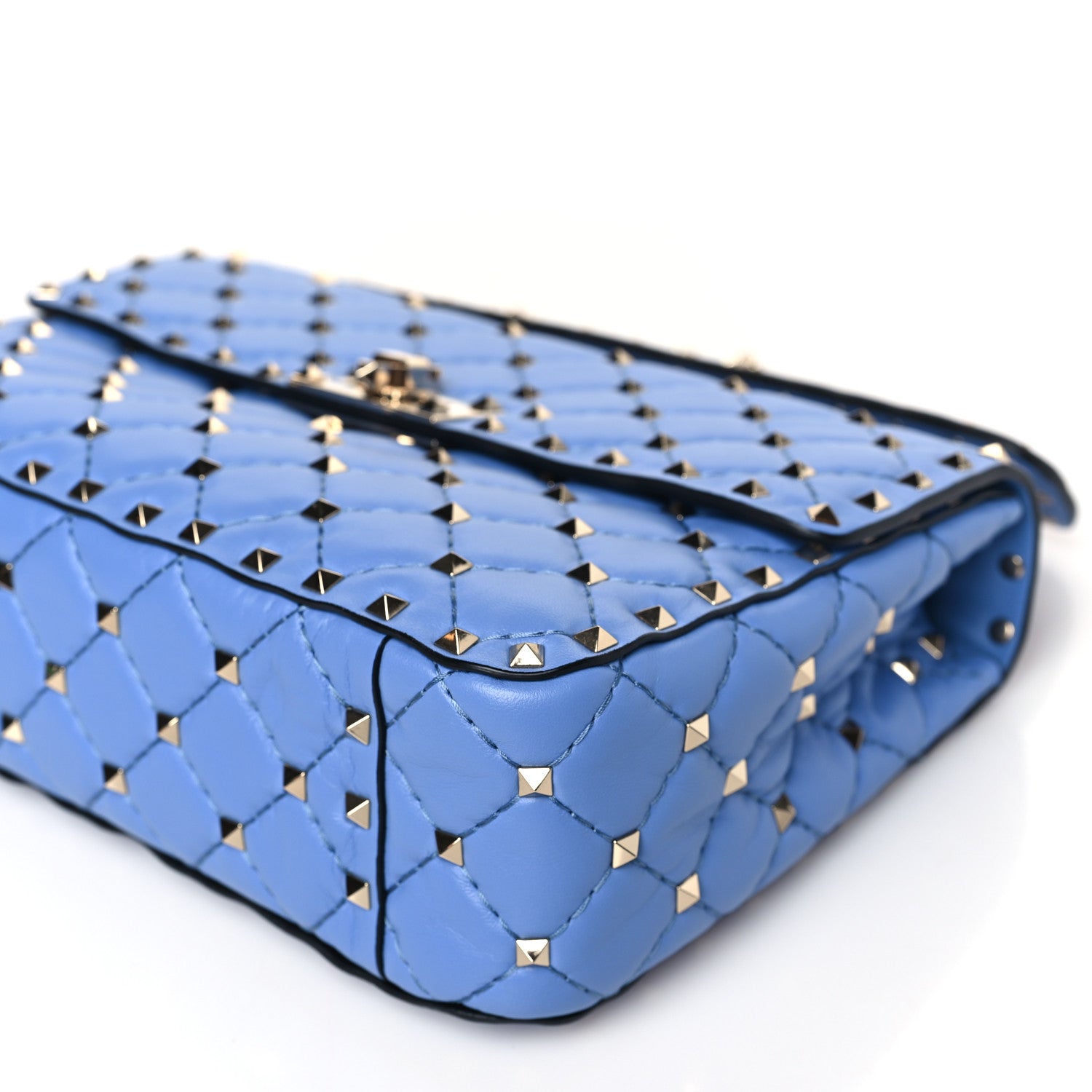 Valentino Garavani Nappa Medium Rockstud Spike Shoulder Bag Angel 8 of 8