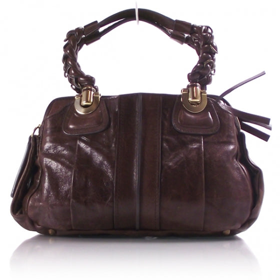Chloe Leather Small Heloise Satchel Brown 1 of 5
