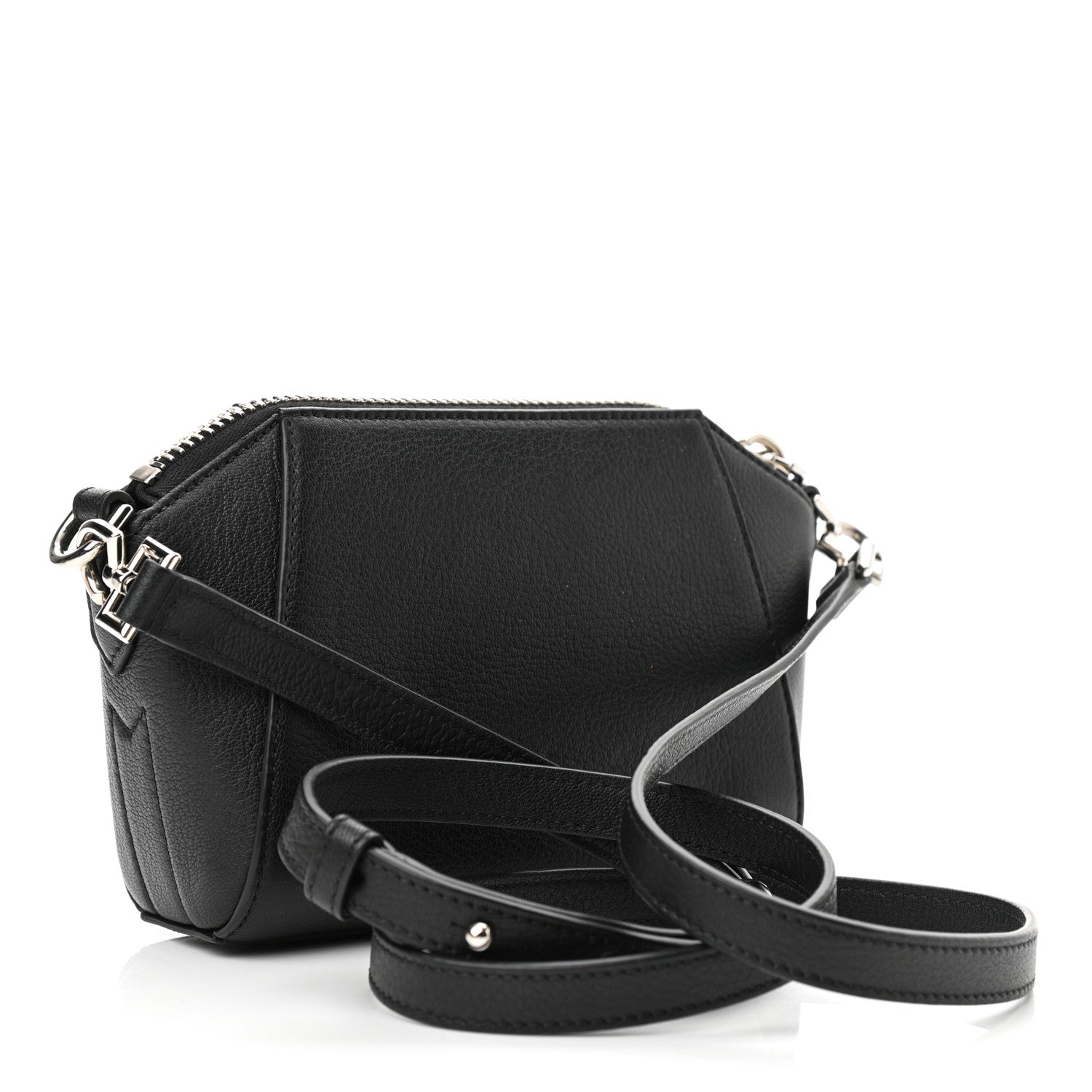 Givenchy Sugar Goatskin Nano Antigona Black 3 of 9