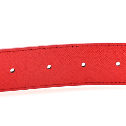 Louis Vuitton Monogram 30mm LV Initiales Reversible Belt 80 32 Red 4 of 6
