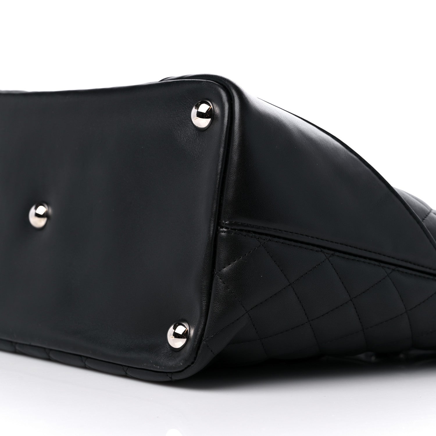 Chanel Calfskin Quilted Large Cambon Tote Black 9 of 9
