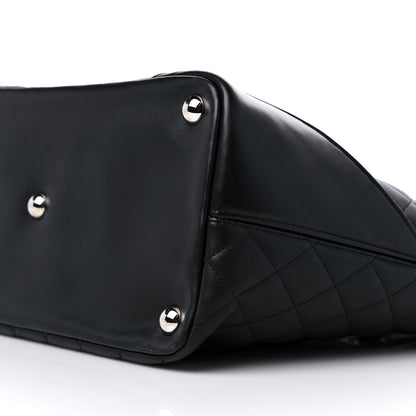 Chanel Calfskin Quilted Large Cambon Tote Black 9 of 9