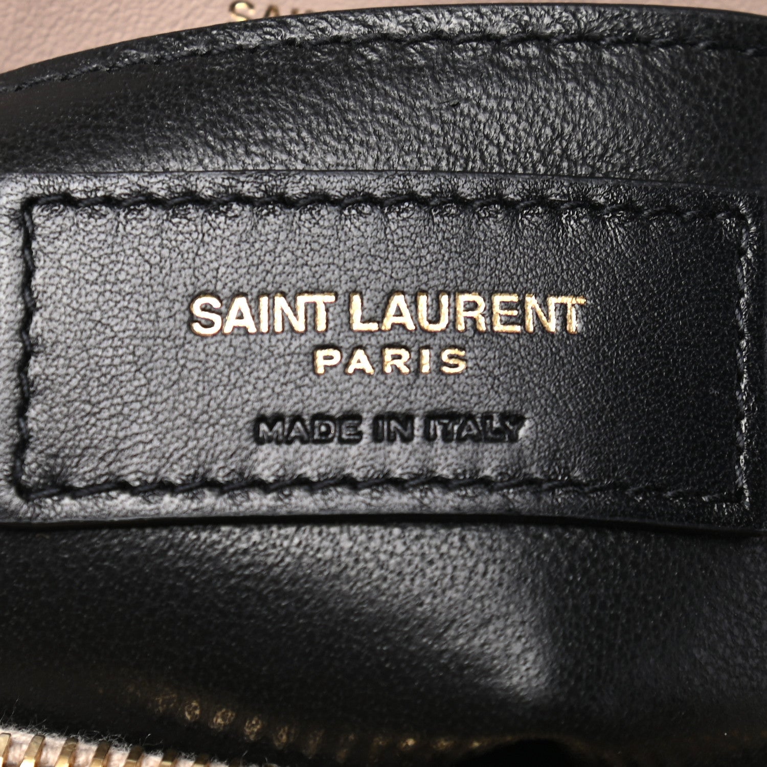 Saint Laurent Calfskin Y Quilted Monogram Small Loulou Chain Satchel Light Natural 6 of 9