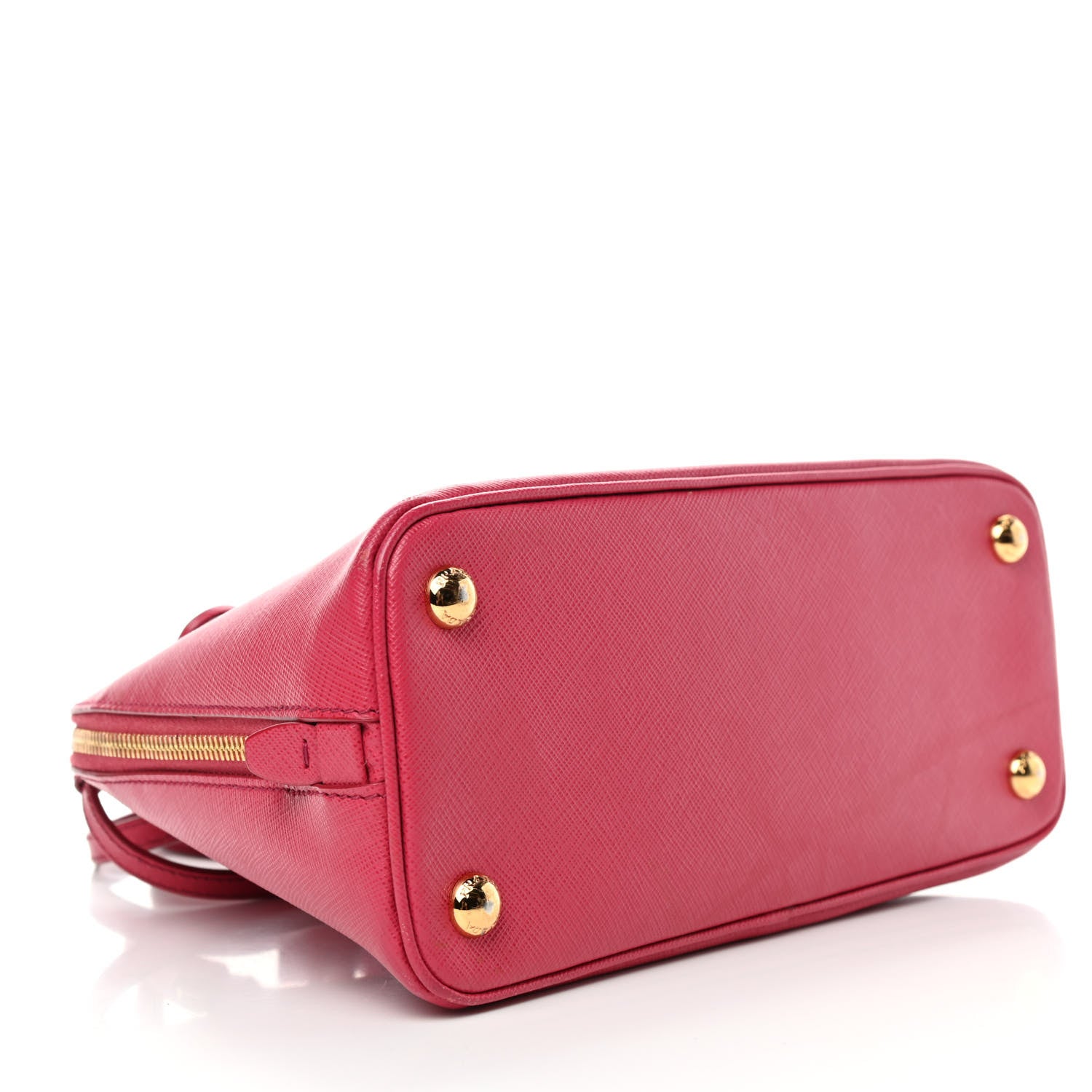 Prada Saffiano Lux Small Promenade Tote Peonia 4 of 5