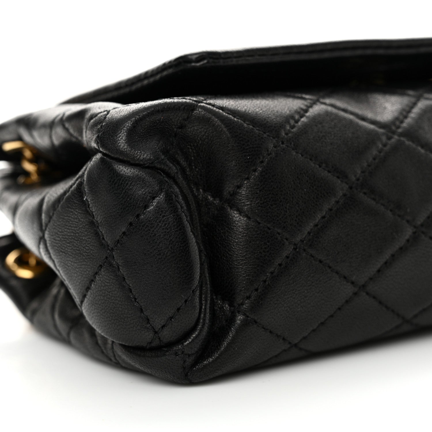 Saint Laurent Lambskin Quilted Monogram Mini Nolita Black 9 of 13