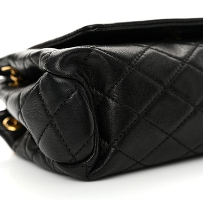 Saint Laurent Lambskin Quilted Monogram Mini Nolita Black 9 of 13