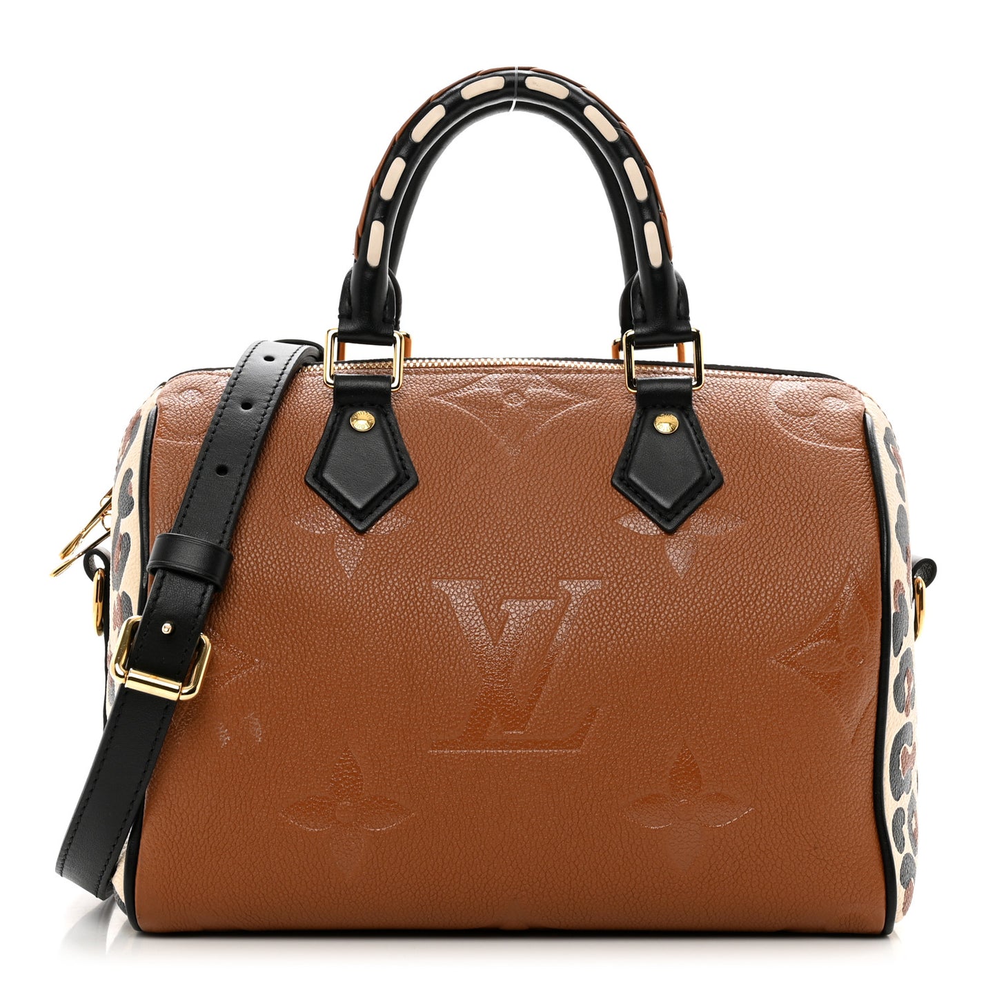 Empreinte Monogram Giant Wild At Heart Speedy Bandouliere 25 Caramel