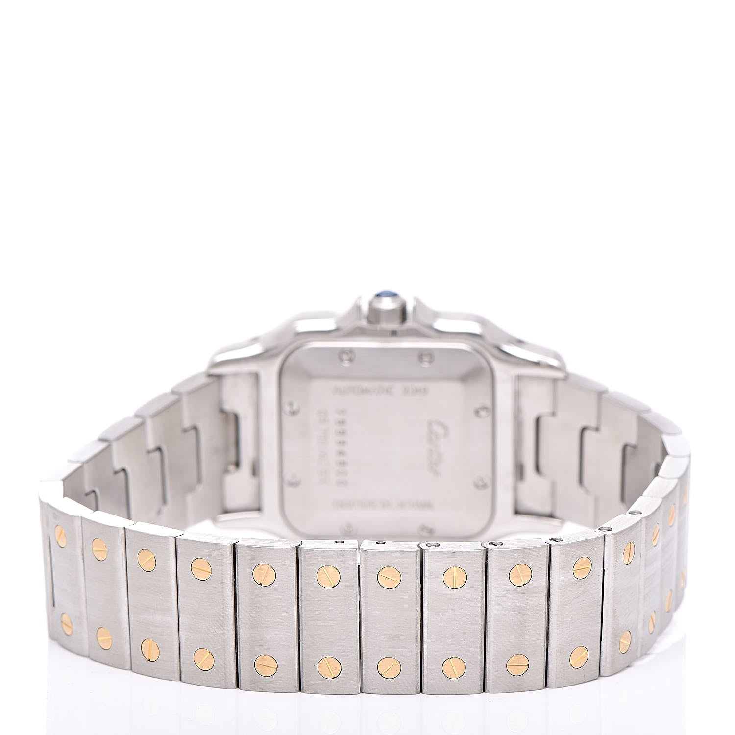 Cartier Stainless Steel 18K Yellow Gold 29mm Santos De Cartier Galbee Automatic Watch 4 of 6