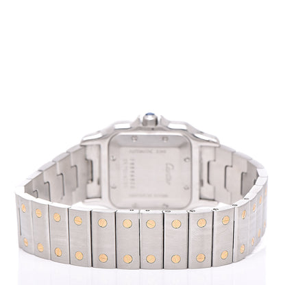 Cartier Stainless Steel 18K Yellow Gold 29mm Santos De Cartier Galbee Automatic Watch 4 of 6