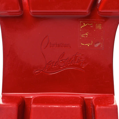 Christian Louboutin Canvas Calfskin Panaroot Dune Flat Boots 41 Black 7 of 9