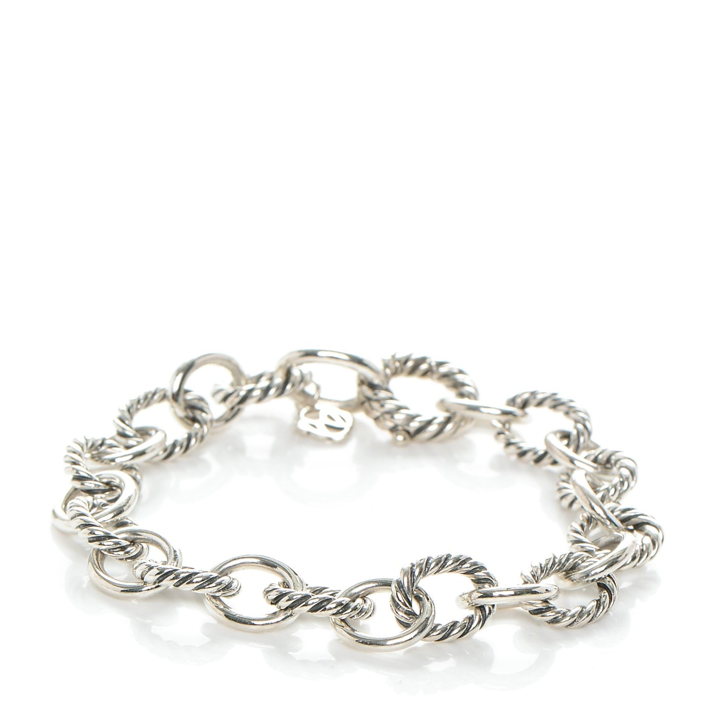 Sterling Silver 10mm Medium Oval Link Bracelet