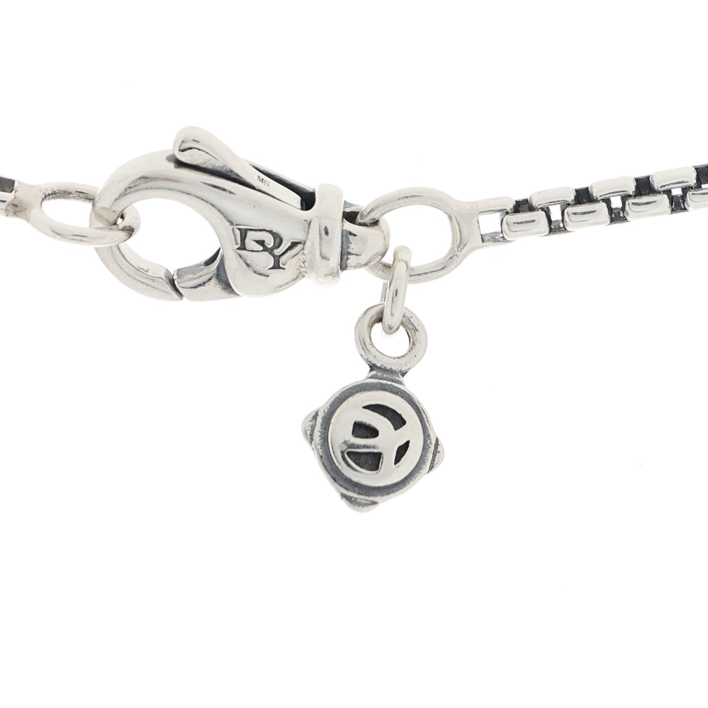 Sterling Silver Diamond Belmont Curb Link Pendant Necklace