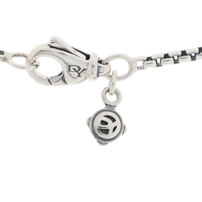 David Yurman Sterling Silver Diamond Belmont Curb Link Pendant Necklace 4 of 4